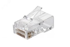 Вилка RJ45 Q-PLUG кат. 5e UTP для полевой установки без цвета уп. 50 шт 13A-U5-11WT Eurolan