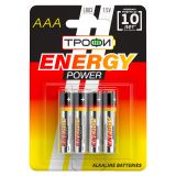 Батарейка Трофи LR03 4BL ENERGY POWER Alkaline (40/960/30720) C0034915 ЭРА