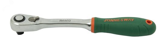 Рукоятка трещоточная 1/4''DR, 60 зубцов, 140 мм 046030 Jonnesway