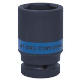 Головка торцевая ударная глубокая шестигранная 1', 41 мм 843541M King Tony