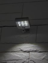 Прожектор с датчиком движения c выносной солнечной батареей, 6LED,150lm ERAFS024-07 Б0044247 ЭРА