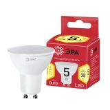 Лампочка светодиодная RED LINE LED MR16-5W-827-GU10 R GU10 5 Вт софит теплый Б0051852 ЭРА