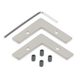 Соединитель профиля FANTOM-W23-90 Set (металл) 045165 Arlight