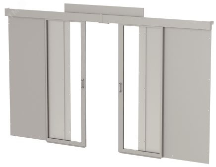 Комплект дверей раздвижных холодного коридора 42U 1200 ножки серый ITK by ZPAS ZP-FD35-42U-1200-L ITK
