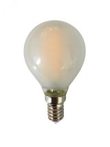 Лампа сетодиодная декоративная LED 6w E14 4000K шар матовый филамент 230/50 Jazzway 5021150 JazzWay