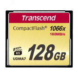 Карта памяти 128GB CompactFlash 1000, MLC, 160 МБ/с 1000502187 Transcend