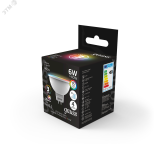 Лампа светодиодная LED 6 Вт GU5.3 MR16 RGBW+димирование Black Gauss 101105406 GAUSS