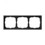 ARTGALLERY рамка 3-постовая, универсальная, карбон GAL001003 Systeme Electric
