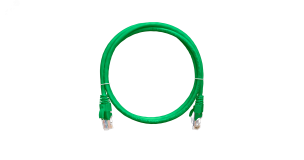 Патч-корд U/UTP 4 пары Cat 5e 2хRJ45/8P8C T568B 7х0205мм PVC зеленый 015м ЭКО46956 NIKOMAX