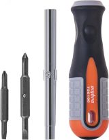 Отвертка стержневая 6 в 1 ROUND GRIP 1/4'',5/16''DR, SL5,6, PH1,2 055209 Ombra