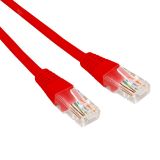 Патч-корд U/UTP CAT 6, RJ45-RJ45, 26AWG, LSZH, красный, 0.3м, 02-0293-03 REXANT
