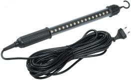 Светильник LED переносной ДРО 2060 IP44 шнур 10м черный IEK LDRO1-2060-04-10-K02 IEK