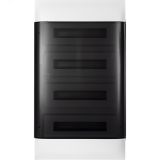 Practibox S Пластиковый щиток Встраиваемый (ЩРв-П) 4X18 Дымчатая дверь 137559 Legrand