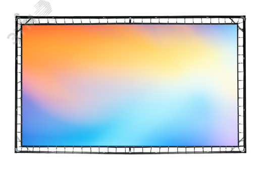Экран натяжной на люверсах 339'' Cinema Premium, нестандартный, Rear Projection LCP-100310 Lumien
