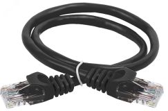 Патч-корд категории 5Е UTP PVC 15м черный PC09-C5EU-15M ITK