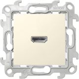 Коннектор HDMI 1.4, слоновая кость 2411094-031 Simon