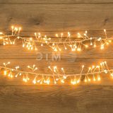 Гирлянда Мишура LED 3 м прозрачный ПВХ, 288 диодов, тёплый белый 303-606 Neon-Night