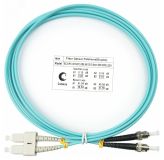 Шнур оптический duplex 2м SC-ST 50/125 мм OM3 LSZH 7583c Cabeus