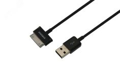 Кабель USB для Samsung Galaxy tab Кабель 1 м черный, 18-4210, 18-4210 REXANT
