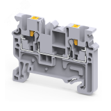 Клемма проходная 2,5 кв.мм push-in OptiClip CP-2,5-I-24A-(0,2-2,5)-серый 331838 КЭАЗ