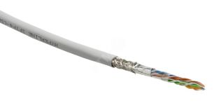 Кабель SFUTP4-C5E-S24-IN-LSZH-WH-305 (305 м) витая паракат.5e 4 пары (24 AWG) 444631 Hyperline