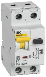 Выключатель автоматический дифференциального тока АВДТ32EM В6 30мА IEK