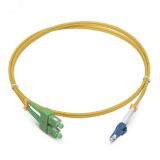 Шнур оптический duplex 3м SC/APC-LC/UPC 9/125 sm LSZH 8144c Cabeus
