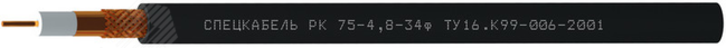Кабель РК75-4.8-34ф 351 Спецкабель