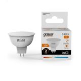 Лампа светодиодная LED 7 Вт 530 лм 3000К DC12В GU5.3 софит MR16 теплая Низковольтная Elementary 11517 GAUSS