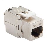 Модуль розеточный Keystone кат.5e, FTP, 1xRJ45, T568A/B, без инструмента, белый DATAREX DR-5112 Datarex