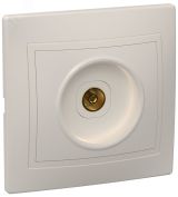 КВАРТА Розетка телевизионная бежевая EAK10-K33-DM IEK