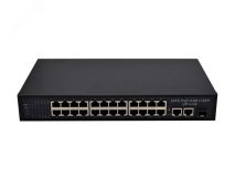 Коммутатор неуправляемый PoE 27 портовый 100 Мб/с RJ45, 300 Вт В0000017076 Optimus CCTV