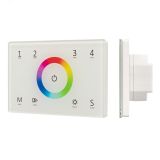 Панель Sens SMART-P83-RGB White (230V, 4 зоны, 2.4G) (ARL, IP20 Пластик, 5 лет) 028402 Arlight