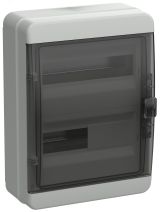 TEKFOR Корпус пластиковый навесной КМПн-24 IP65 черная прозрачная дверь IEK TF5-KP72-N-24-65-K03-K02 IEK