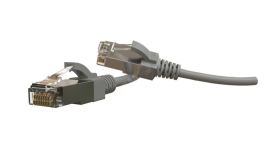 Патч-корд PC-LPT-SFTP-RJ45-RJ45-C6-5M-LSZH-GY S/FTP категория 6 5 м серый 445643 Hyperline