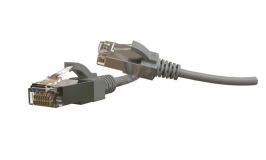 Патч-корд PC-LPT-SFTP-RJ45-RJ45-C6-2M-LSZH-GY S/FTP категория 6 2 м серый 445641 Hyperline