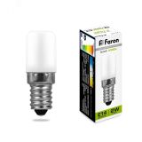 Лампа светодиодная LED 2вт Е14 белый для холодильников 25897 FERON