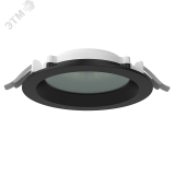 Светильник светодиодный ДВО-DL-01 Pro 25Вт 3000К 176*51мм IP65/40 черный стекло DALI V1-RF-90183-GLD01-6502530 Вартон