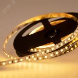 Лента LED 12 В, 8 мм, IP23, SMD 2835, 120 LED/m, 12 V, цвет свечения теплый белый (3000 K) 141-396 REXANT