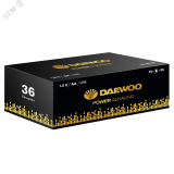 Элемент питания LR 6 (AA) DAEWOO Power Alkaline, упаковка 36 шт. 4895205042094 JazzWay