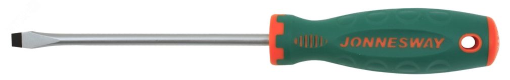 Отвертка стержневая шлицевая ANTI-SLIP GRIP, SL5.5х150 мм 046124 Jonnesway