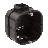 Коробка установочная KUTS-60-60-43-s-black усиленная для твердых стен саморезы стыковочные узлы черная IP20 Б0052723 ЭРА