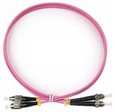 Шнур оптический duplex 1м FC-ST 50/125 мм OM4 LSZH 9130c Cabeus