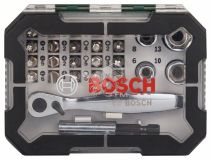 Набор бит-26 с ключом-трещеткой 2607017322 BOSCH