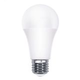 Лампа светодиодная с ИК сенсором. Форма А,         матовая. RGB свет. Пульт ДУ (н/к) LED-A60-10W/RGB/E27/REG PLS21WH. Картон UL-00006530 Uniel