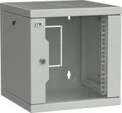 Шкаф LINEA WS 10' 6U 320х310мм дверь обзорная со стеклом серый LWS3-06U33-GF ITK