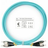 Шнур оптический duplex 3м FC-FC 50/125 мм OM3 LSZH 7563c Cabeus