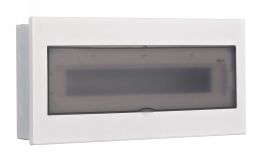Корпус встраиваемый прозрачная дверь 1 ряд 20 мод. IP41 ЩРВ-М 31075DEK Dekraft