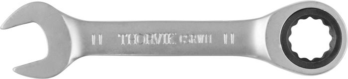 Ключ гаечный комбинированный трещоточный короткий, 11 мм 053520 Thorvik