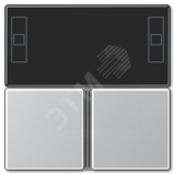KNX Набор накладок / крышка к Room-controller, цвет алюминий A4093TSAAL JUNG
